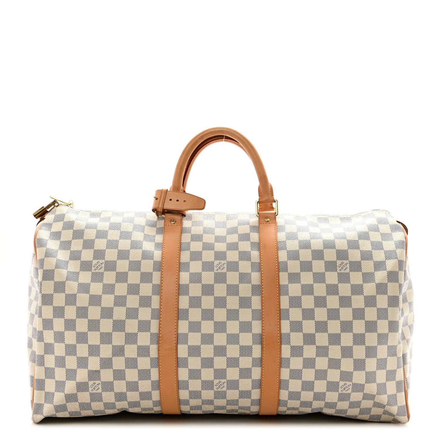 Louis Vuitton Damier Azur Keepall 50 1 of 15