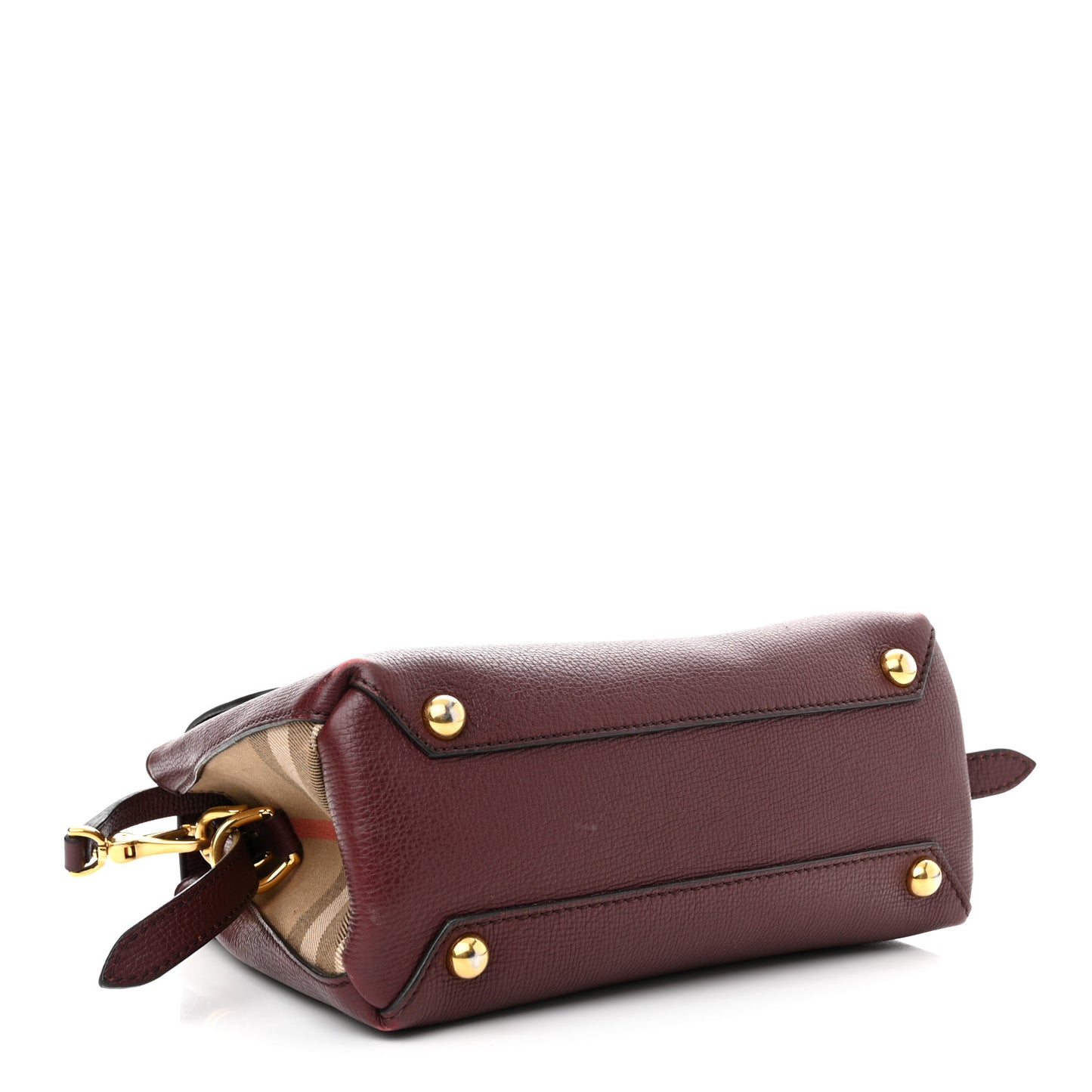 Derby Calfskin House Check Small Camberley Mahogany Red