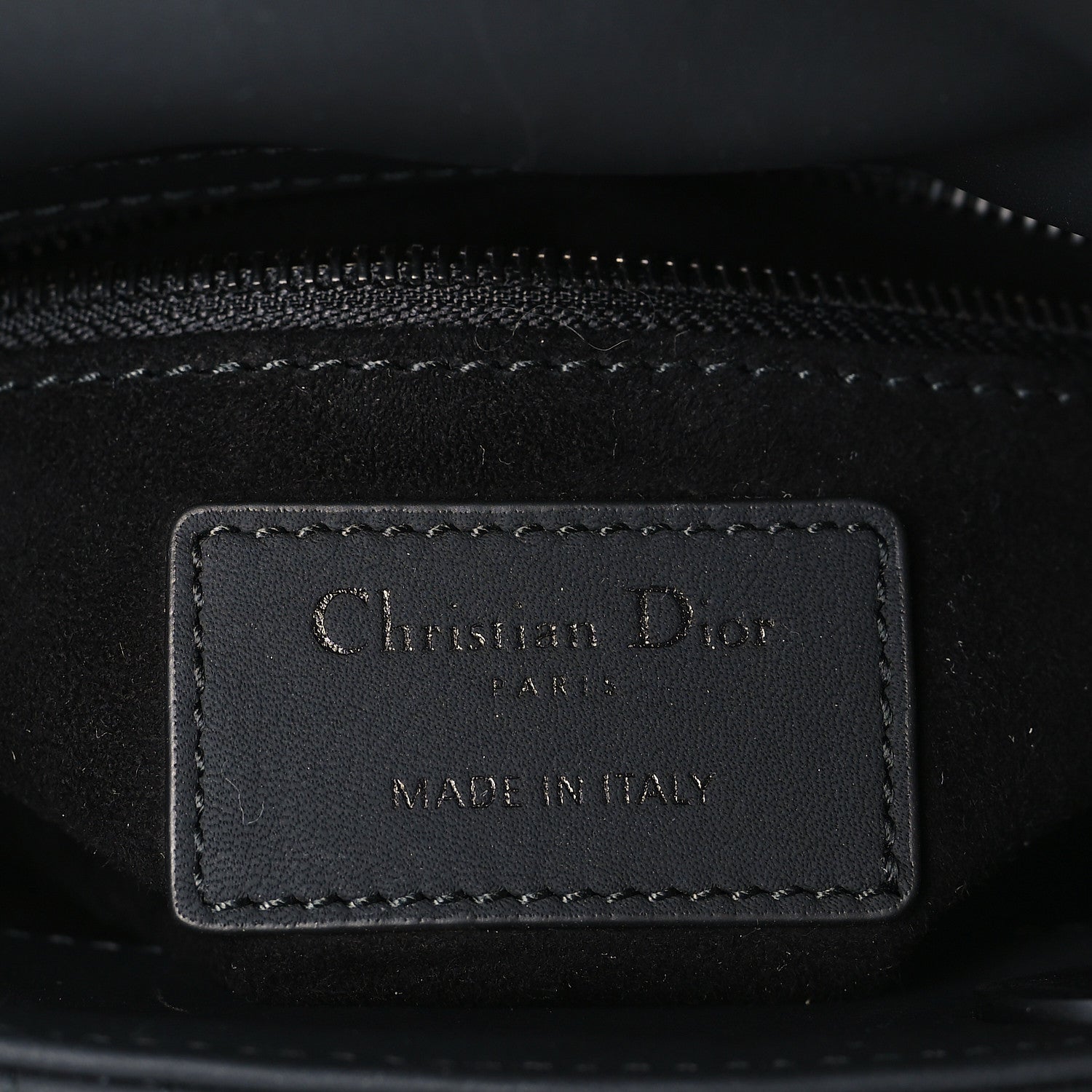 Christian Dior Ultra Matte Calfskin Cannage Mini Lady Dior Black 6 of 9