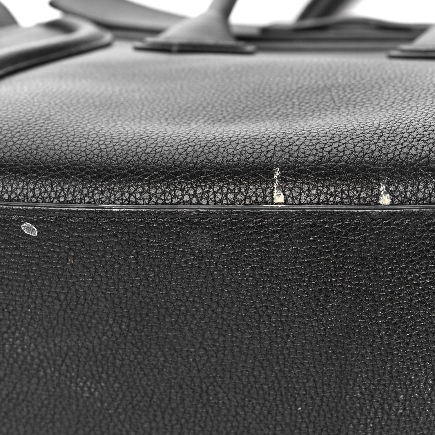 Celine Drummed Calfskin Micro Luggage Black 9 of 16