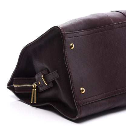Saint Laurent Sheepskin Medium Cabas ChYc Plum 7 of 9