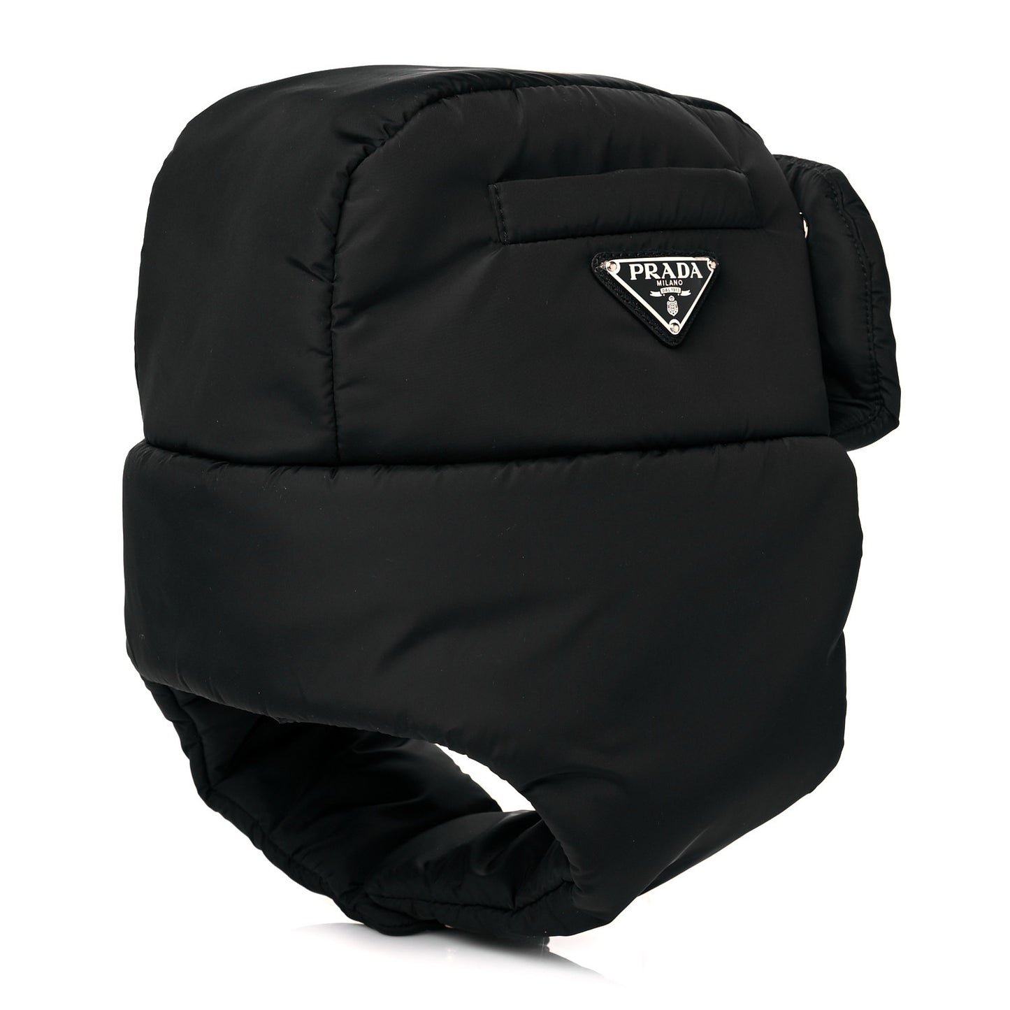 Nylon Trapper Hat M Black