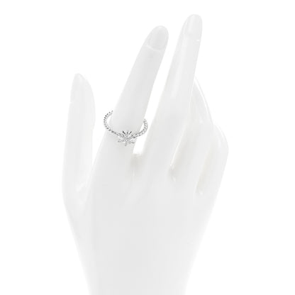 David Yurman Sterling Silver Diamond Petite Starburst Ring 56 7.75 2 of 5