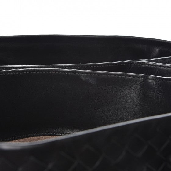 Bottega Veneta Nappa Intrecciato Medium Roma Tote Black 6 of 12