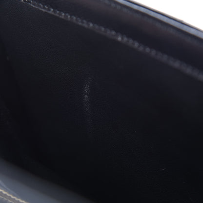 Saint Laurent Patent Matelasse Monogram Vicky Chain Bag Black 9 of 9