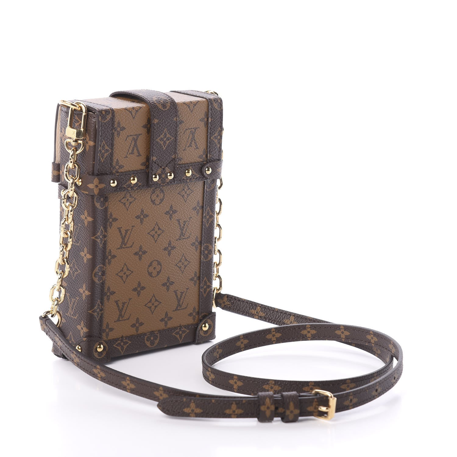 Louis Vuitton Reverse Monogram Pochette Trunk Verticale 3 of 9
