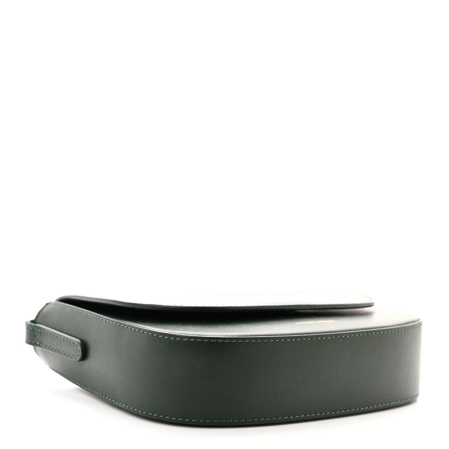 Calfskin Mini Flap Crossbody Bag Moss