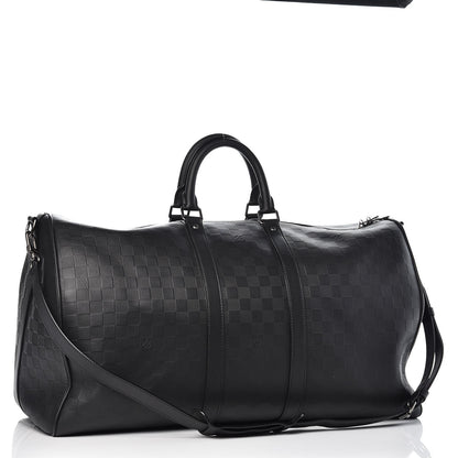 Louis Vuitton Damier Infini Keepall Bandouliere 55 Onyx 3 of 13