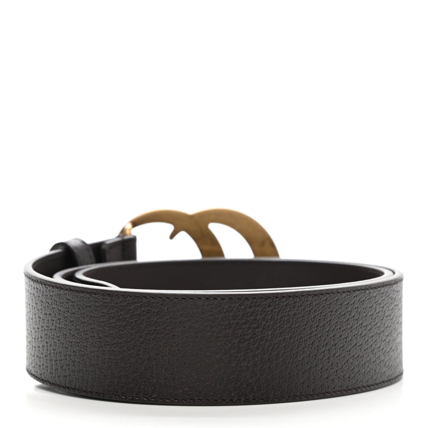Textured Calfskin Double G 40mm Belt 80 32 Black