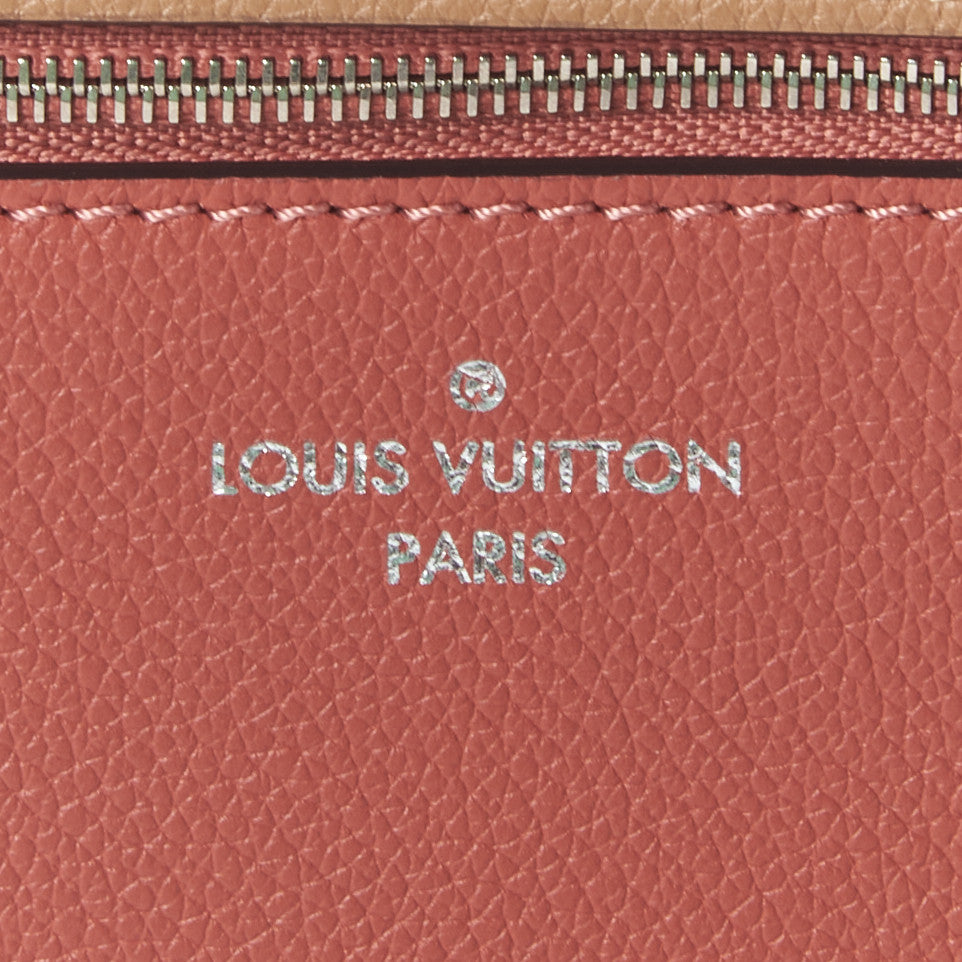 Louis Vuitton Soft Calfskin My Lockme Top Handle Vieux Rose Sesame Creme 9 of 9
