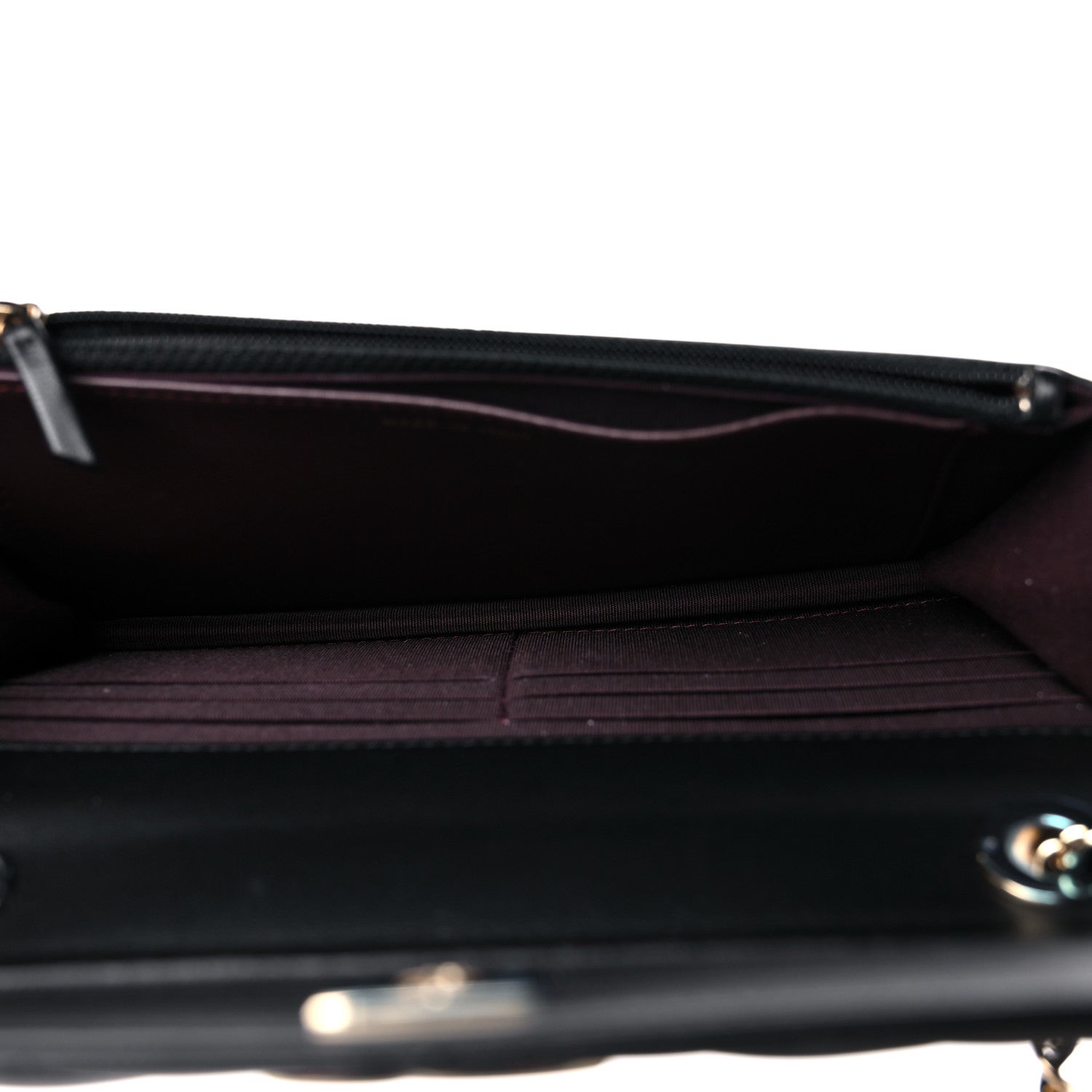 Chanel Lambskin Quilted Trendy CC Wallet On Chain WOC Black 5 of 13