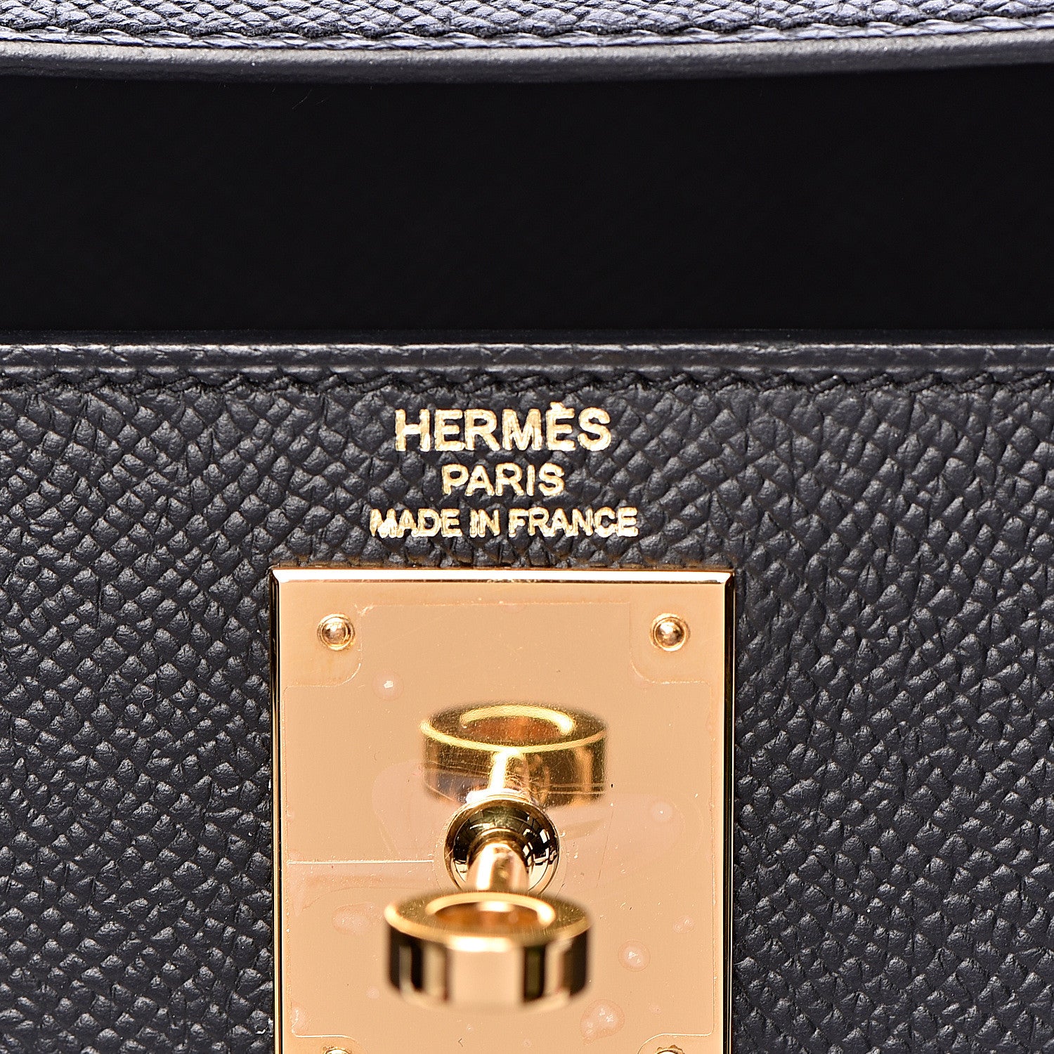 Hermes Epsom Kelly Sellier 28 Black 7 of 42