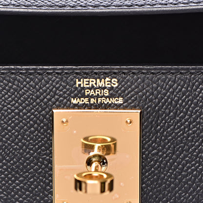 Hermes Epsom Kelly Sellier 28 Black 7 of 42