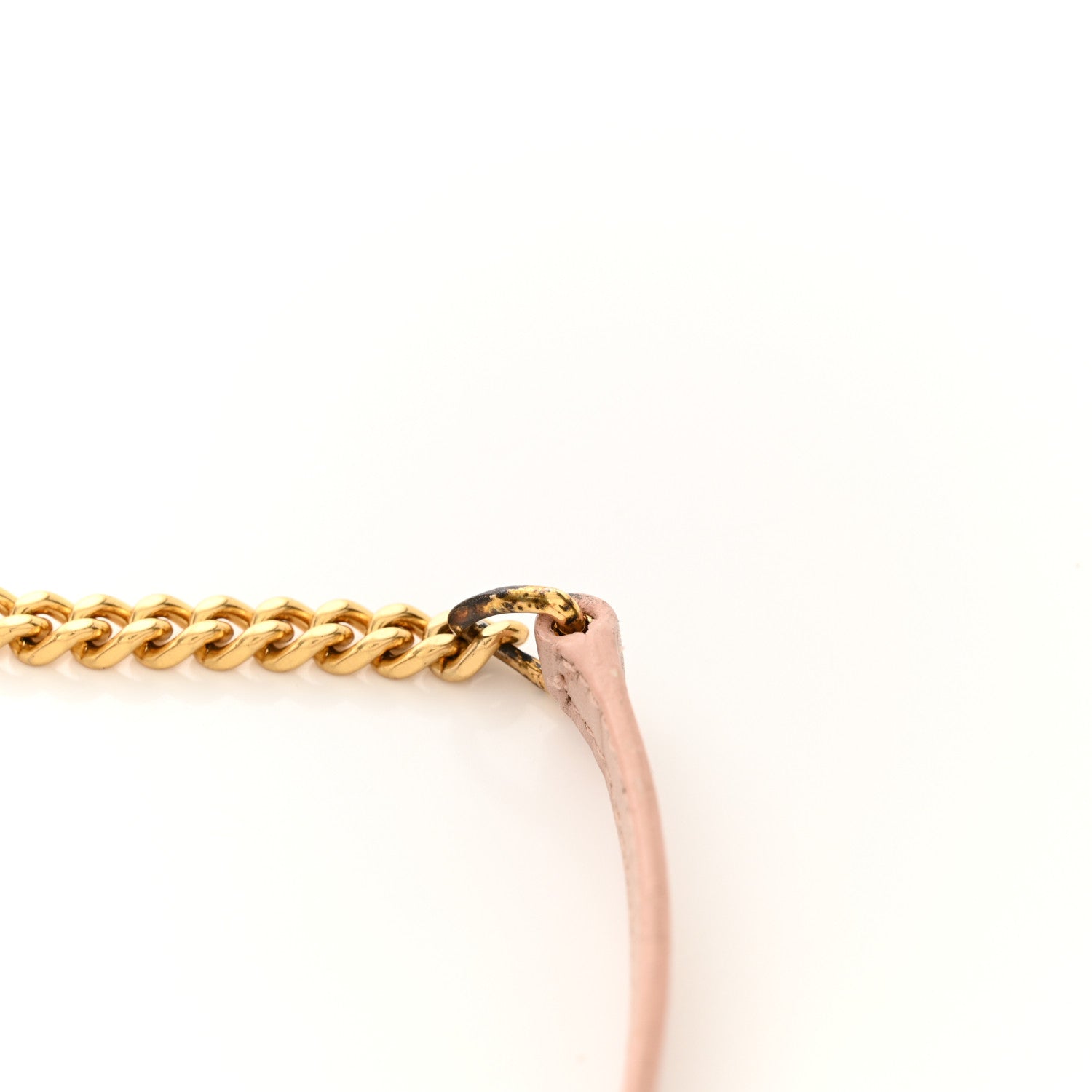 Saint Laurent Smooth Calfskin Classic Monogram Kate Tassel Chain Wallet Pale Pink 18 of 21