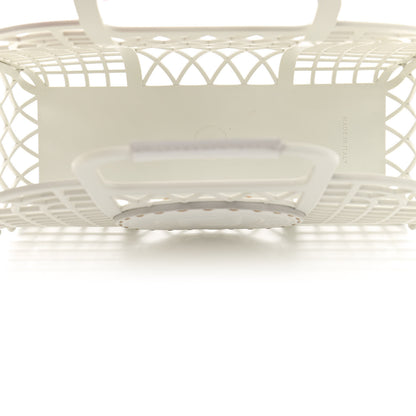 Fendi Recycled Plastic Vitello Liberty Matte Small Fendi Basket White Ice 5 of 11