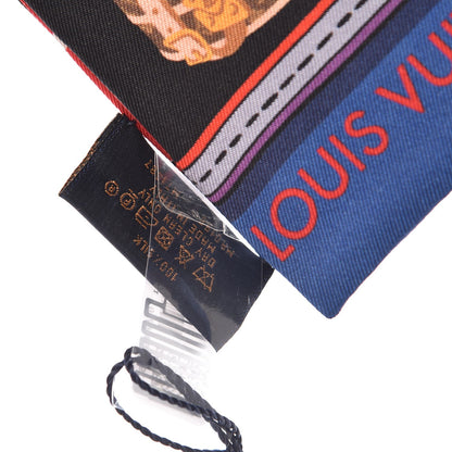 Louis Vuitton Silk Monogram Superstition Bandeau Black 4 of 5