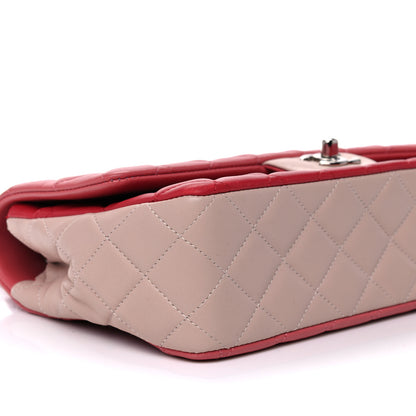 Chanel Lambskin Quilted Tri-Color Medium Single Flap Pink 7 of 12