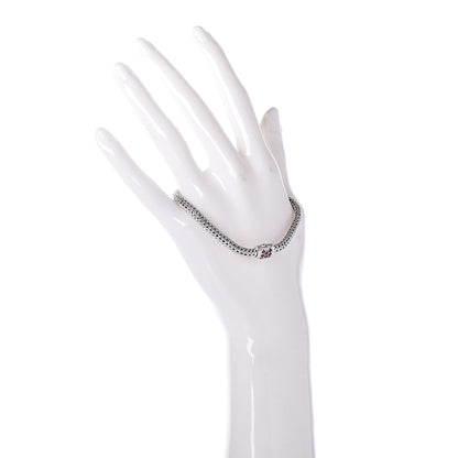 John Hardy Sterling Silver Pink Spinel 5mm Classic Chain Bracelet M 2 of 4