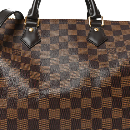 Louis Vuitton Damier Ebene Speedy Bandouliere 30 7 of 9