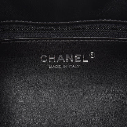 Chanel Shearling Lambskin Medium 100% Flap Black 7 of 9
