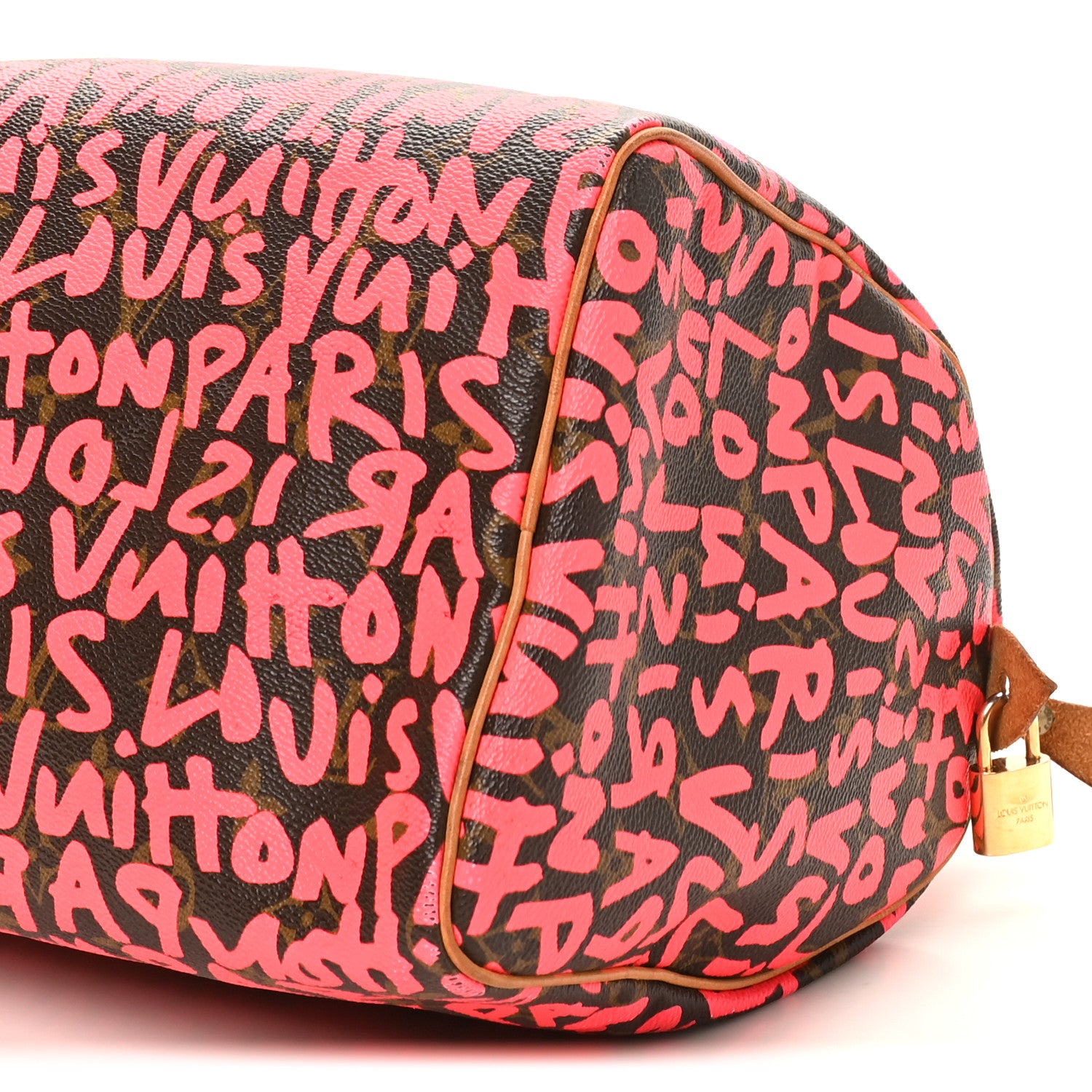 Louis Vuitton Monogram Graffiti Speedy 30 Fuchsia 1883633