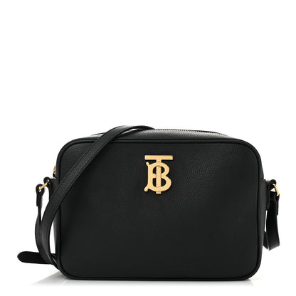 Burberry Grained Calfskin TB Large Camera Bag Black Black 1 of 10