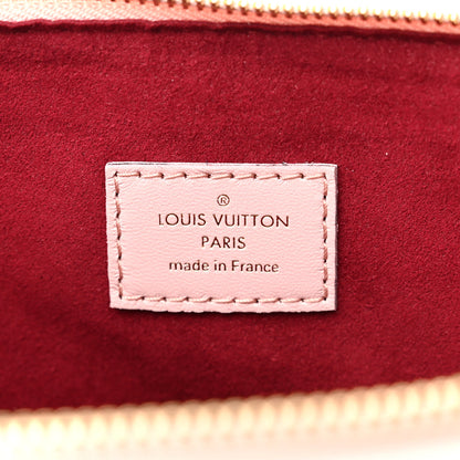 Louis Vuitton Lambskin Embossed Monogram Coussin PM Rose 7 of 10