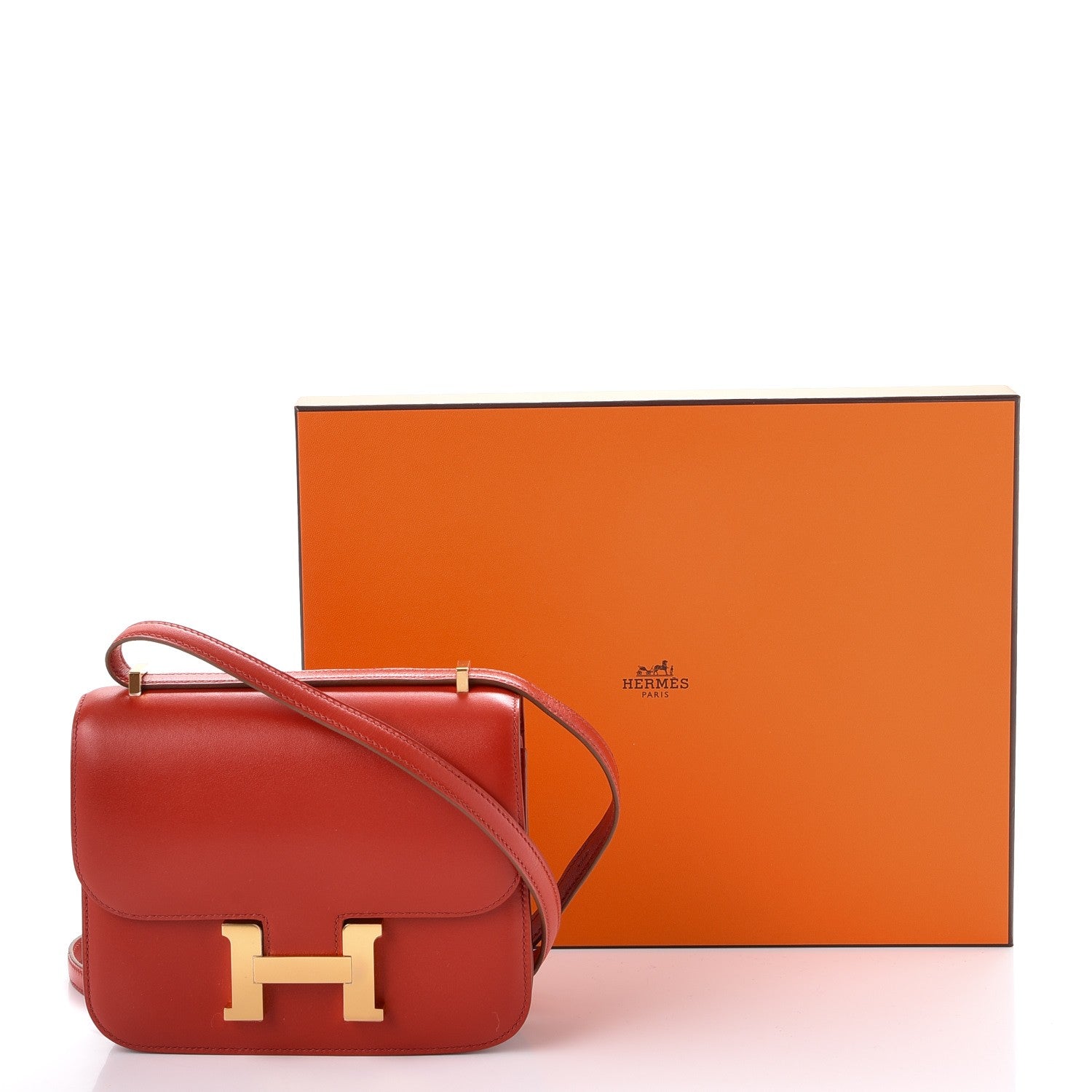 Hermes Tadelakt Constance 18 Sanguine 19 of 19