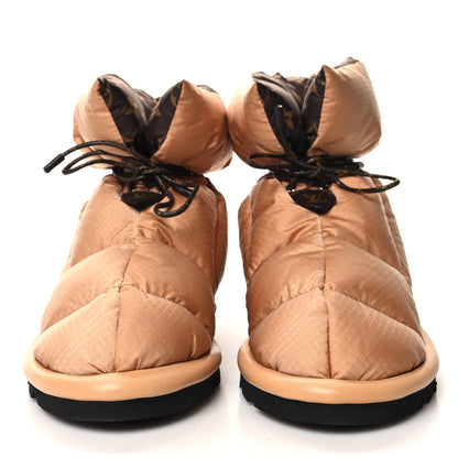 Louis Vuitton Nylon Monogram Pillow Comfort Ankle Boot 38 Beige 2 of 7