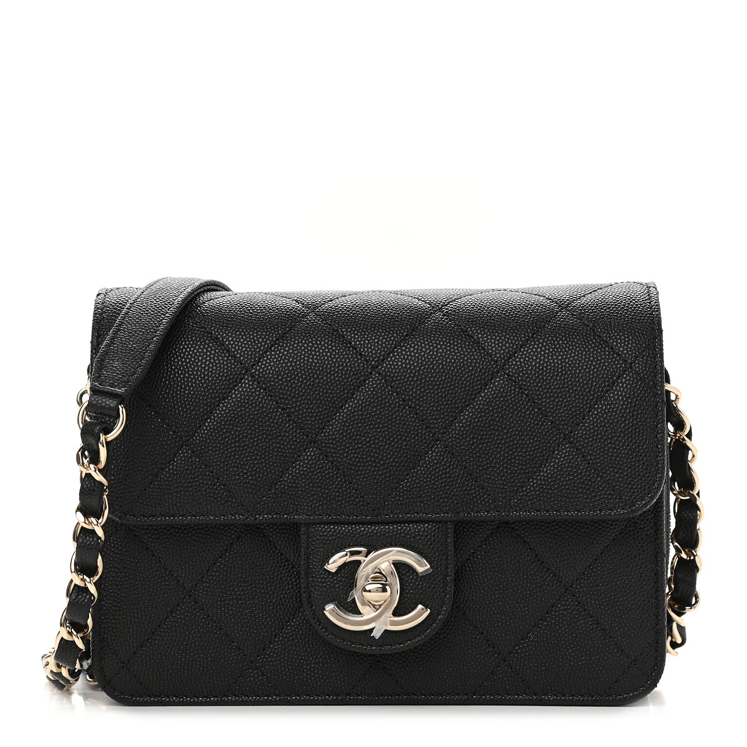 Chanel Caviar Quilted Like A Wallet Flap Black 1 of 9
