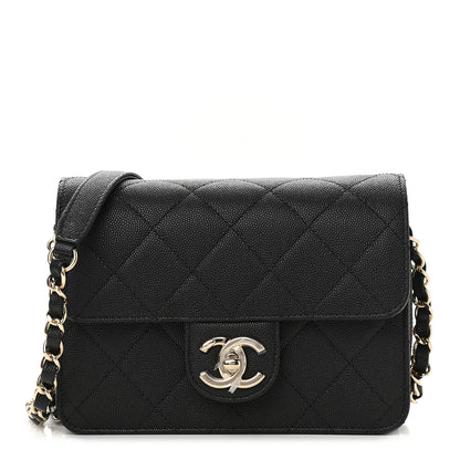 Chanel Caviar Quilted Like A Wallet Flap Black 1 of 9