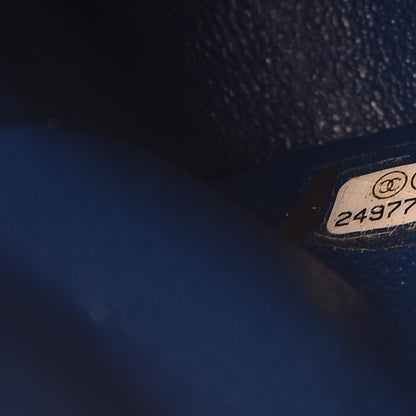 Chanel Caviar Quilted Medium Double Flap Blue 8 of 11