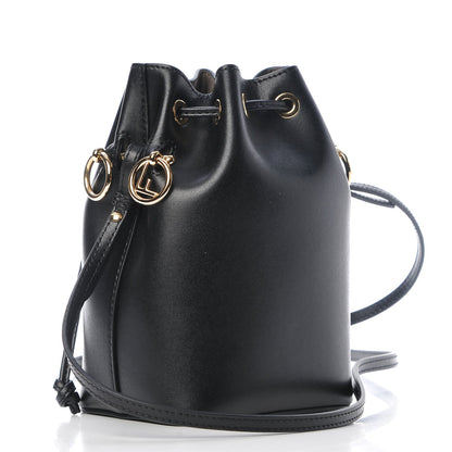 Fendi Vitello Liberty Lucido F is Fendi Mini Mon Tresor Bucket Bag Black 3 of 8