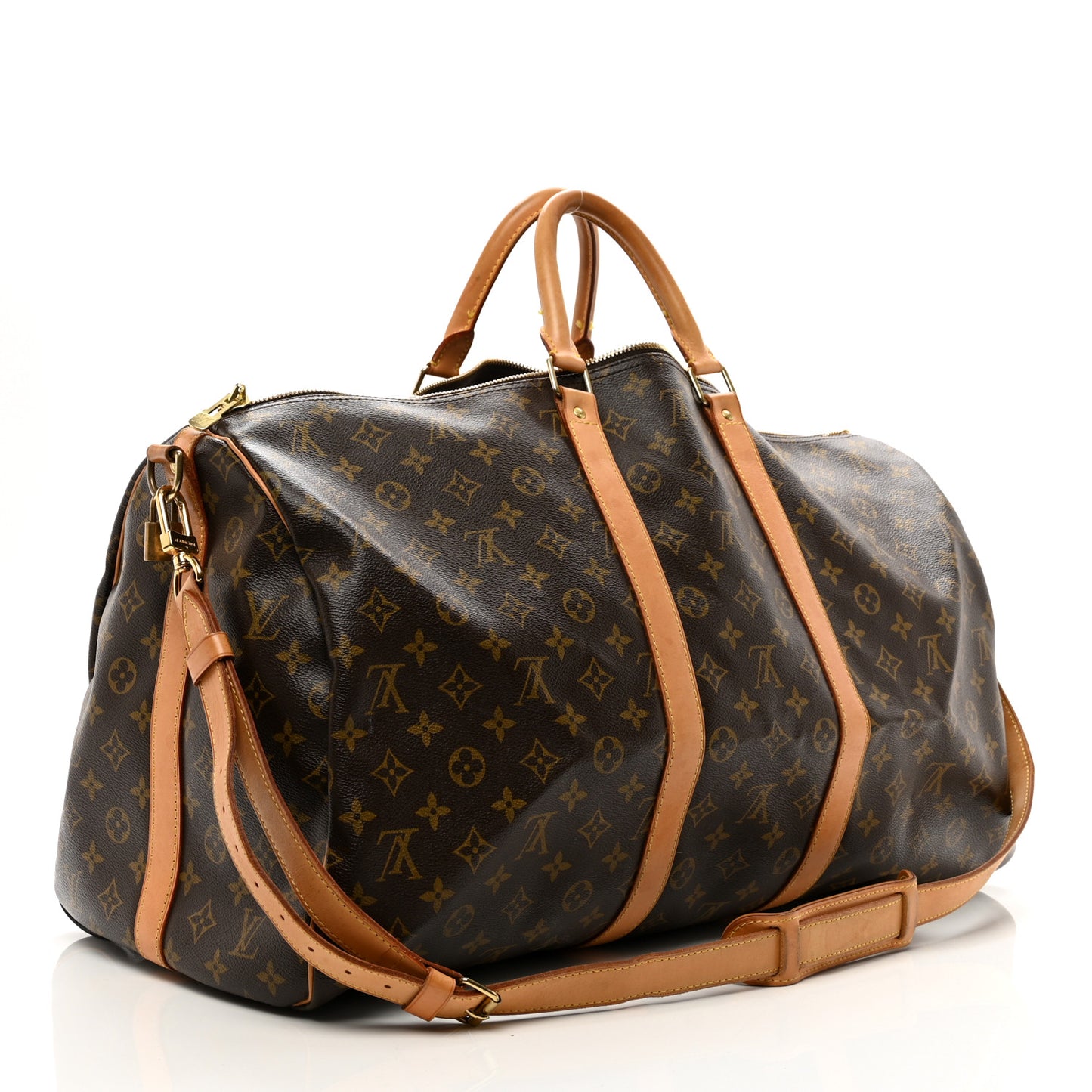 LOUIS VUITTON Monogram Keepall Bandouliere 55
