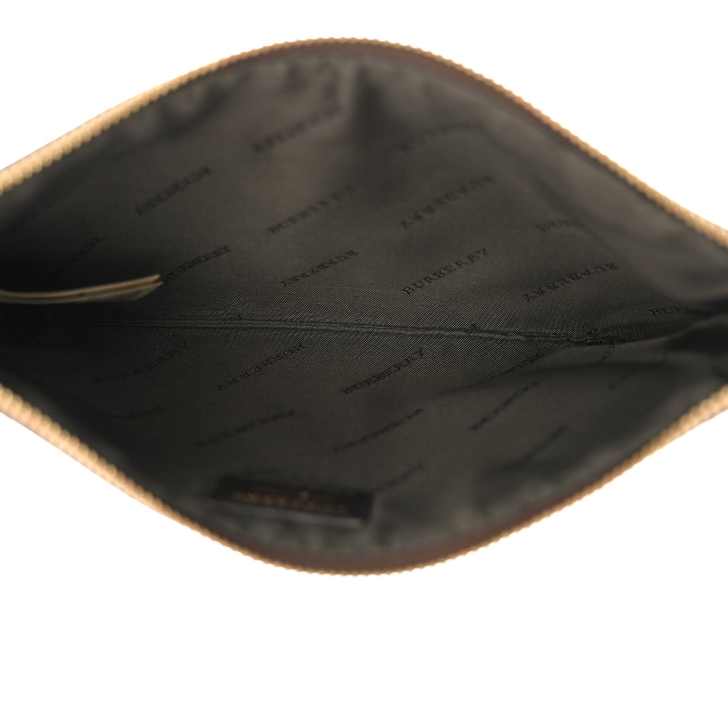 Haymarket Check Small Peyton Crossbody Clutch Bag Chocolate