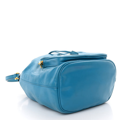 Prada Light Calfskin Saffiano Mini Bucket Crossbody Bag Voyage 4 of 10