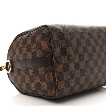 Louis Vuitton Damier Ebene Speedy Bandouliere 25 8 of 12