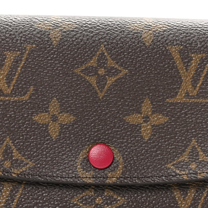 Louis Vuitton Monogram Emilie Wallet Fuchsia 7 of 8