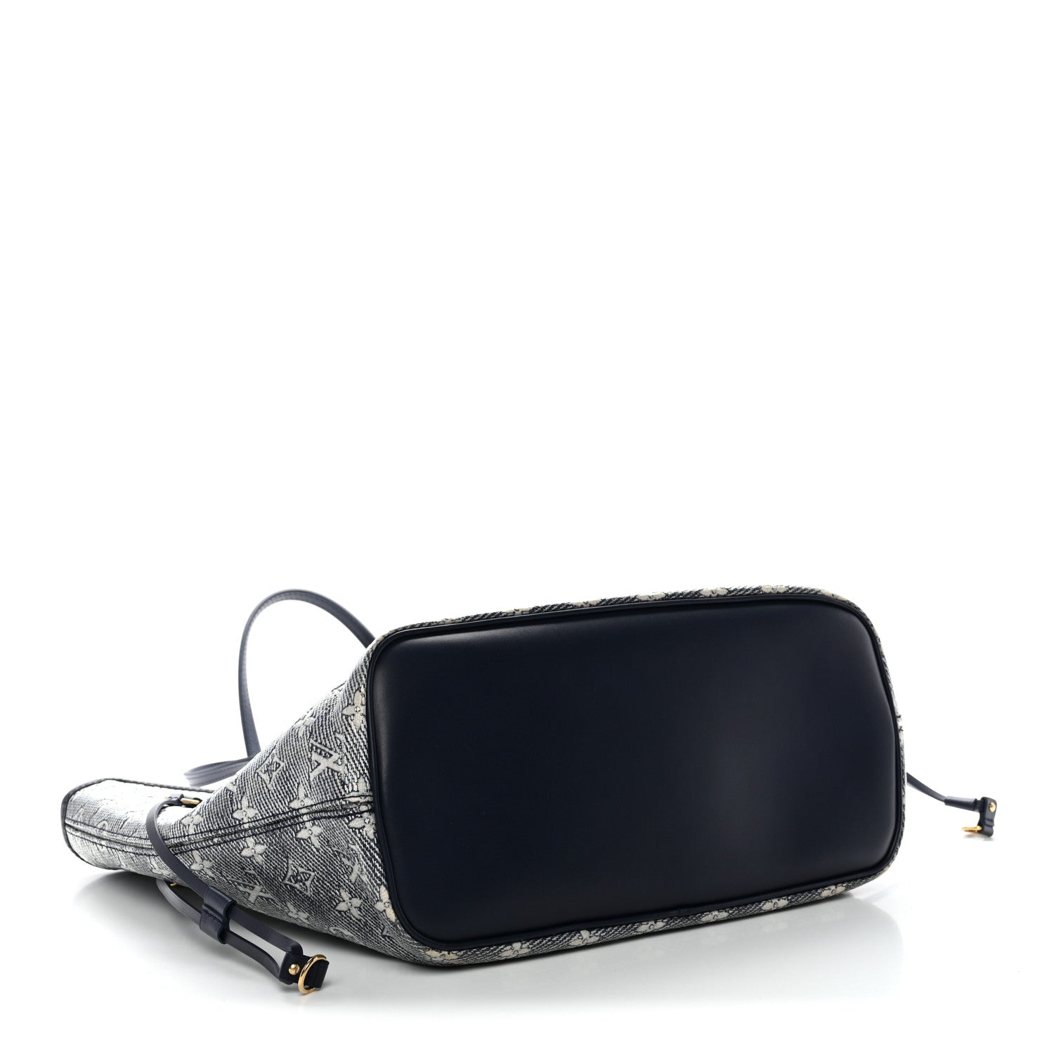 Louis Vuitton Monoglam Neverfull MM Blue 5 of 10