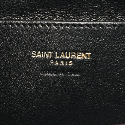 Saint Laurent Lambskin Long Calypso Pouch Rouge Merlot 6 of 10