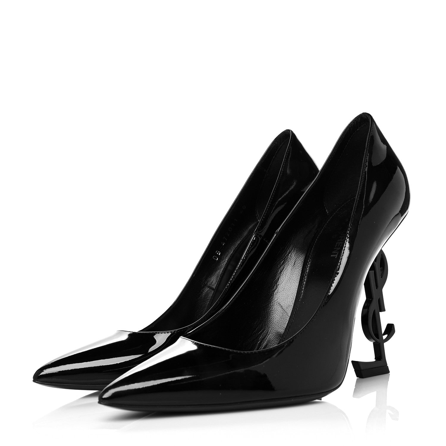 Saint Laurent Patent Opyum 110 Pumps 40 Black 3 of 8