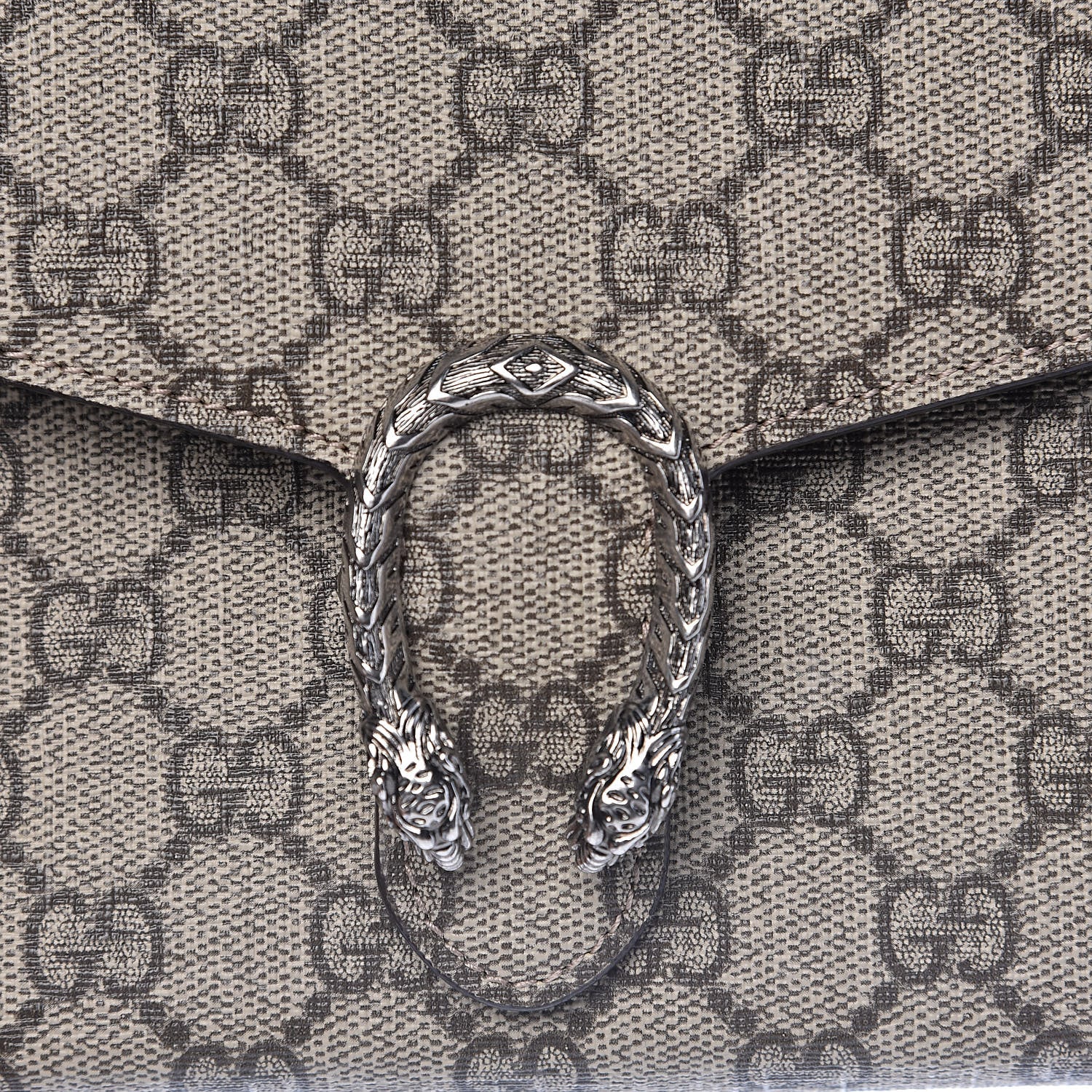 Gucci GG Supreme Monogram Mini Dionysus Chain Wallet Beige Taupe 10 of 13