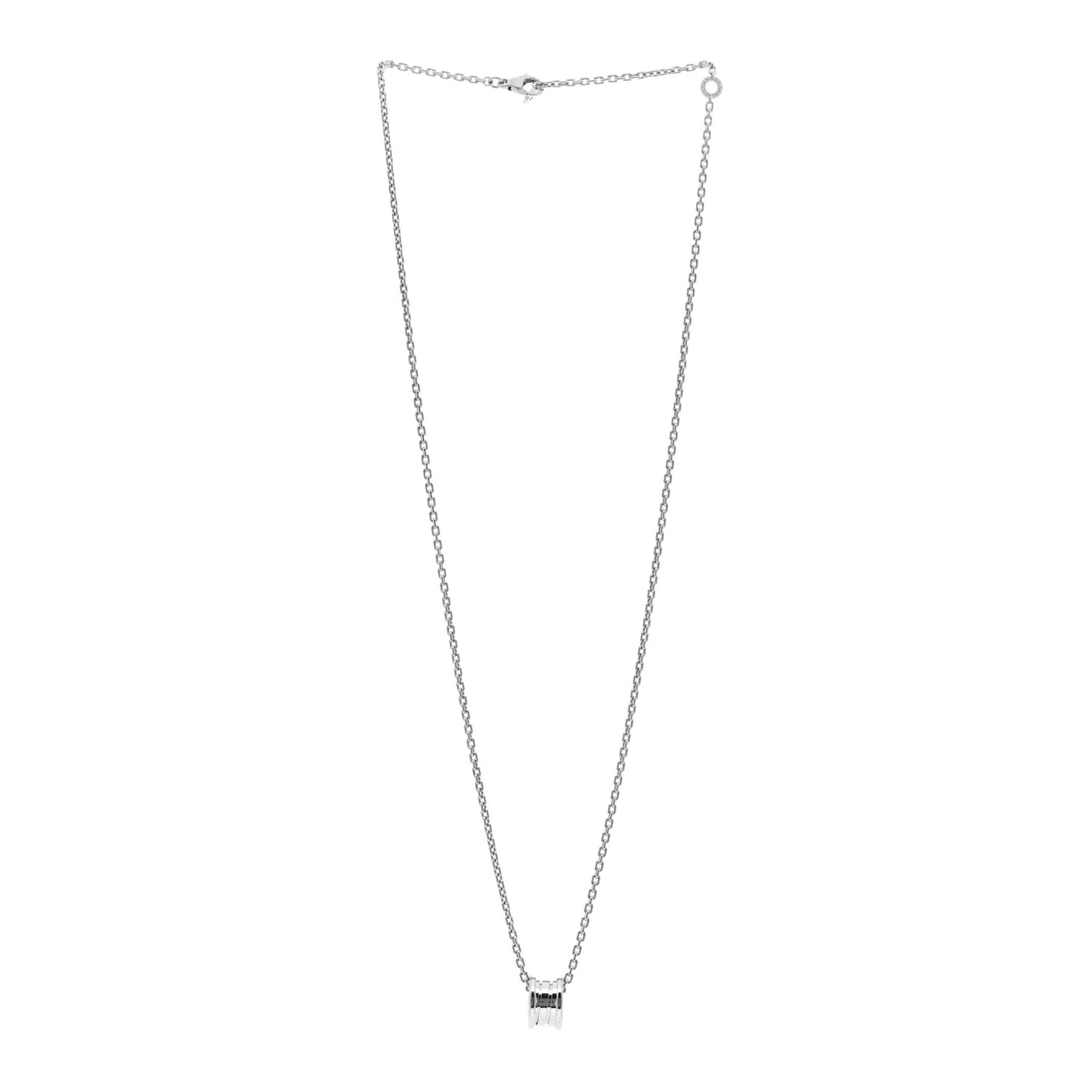 18K White Gold B.Zero1 Pendant Necklace
