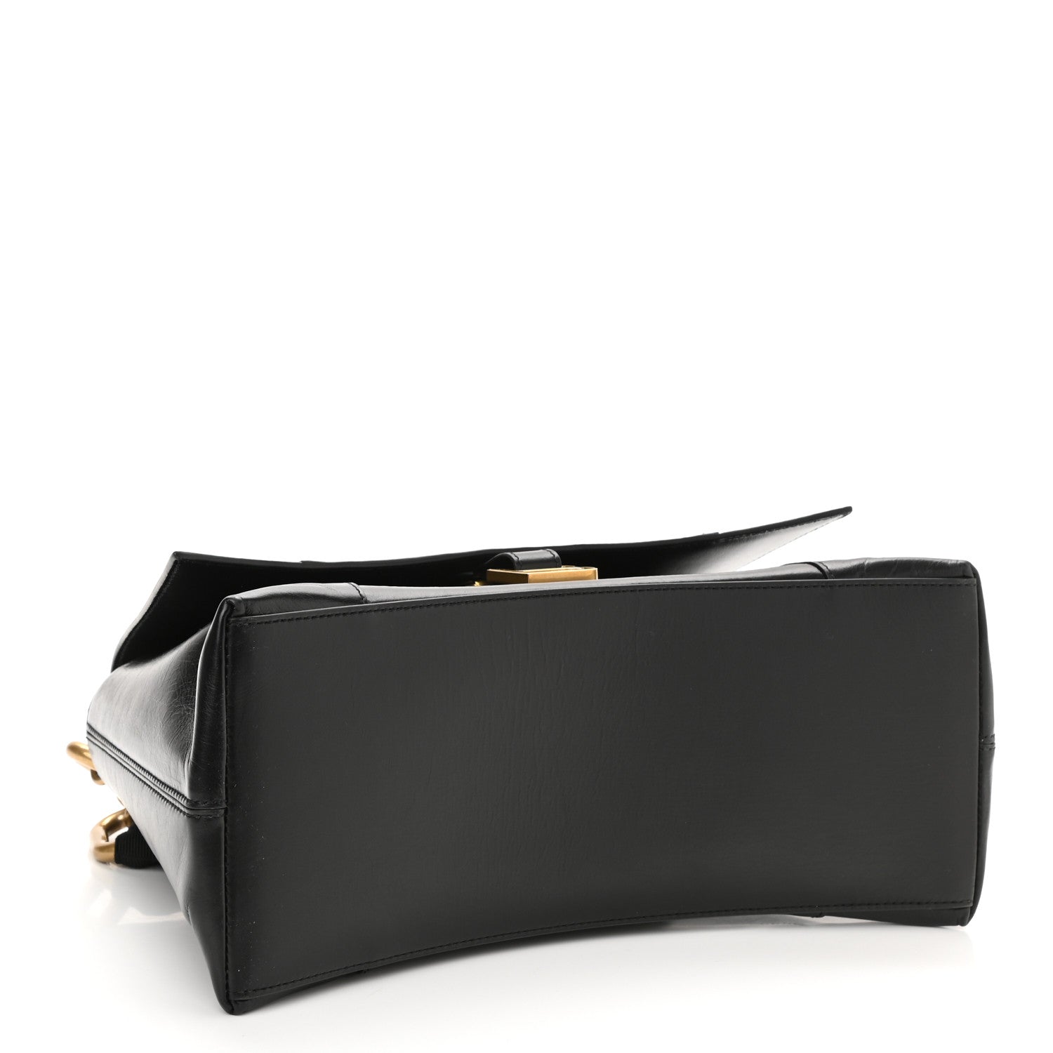 Balenciaga Calfskin Medium Downtown Chain Shoulder Bag Black 5 of 10