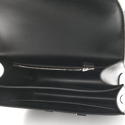 Hermes Grained Monsieur Lizard Constance 24 Black Ombre 5 of 9