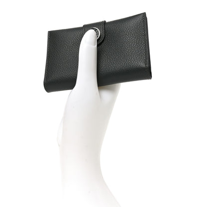 Hermes Evercolor Bi-Color RMS Card Holder Vert Mangrove Vert Amande 2 of 7