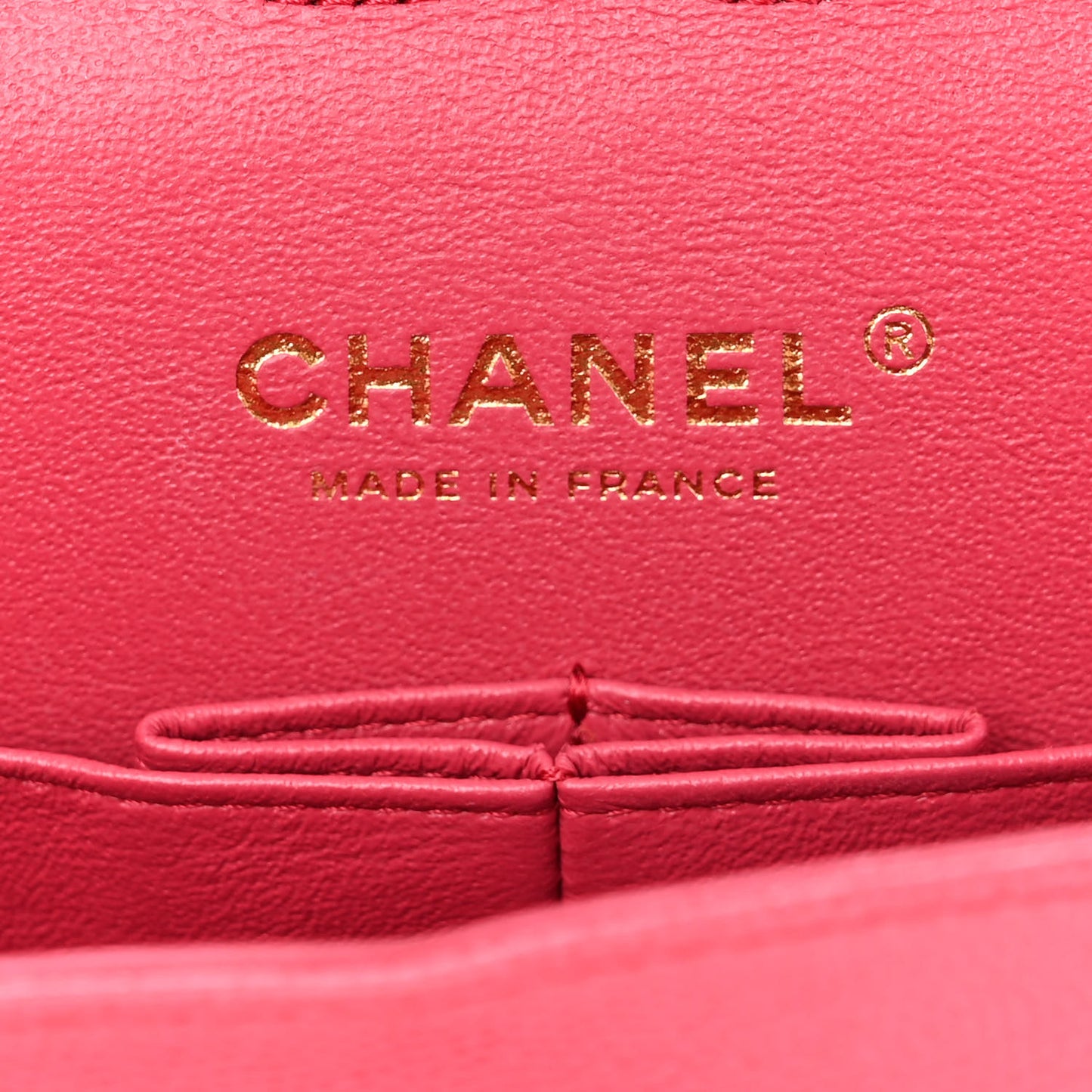 Caviar Quilted Medium Double Flap Dark Pink