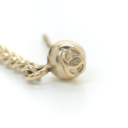 Chanel CC Crystal Drop Earrings Tortoise 7 of 7