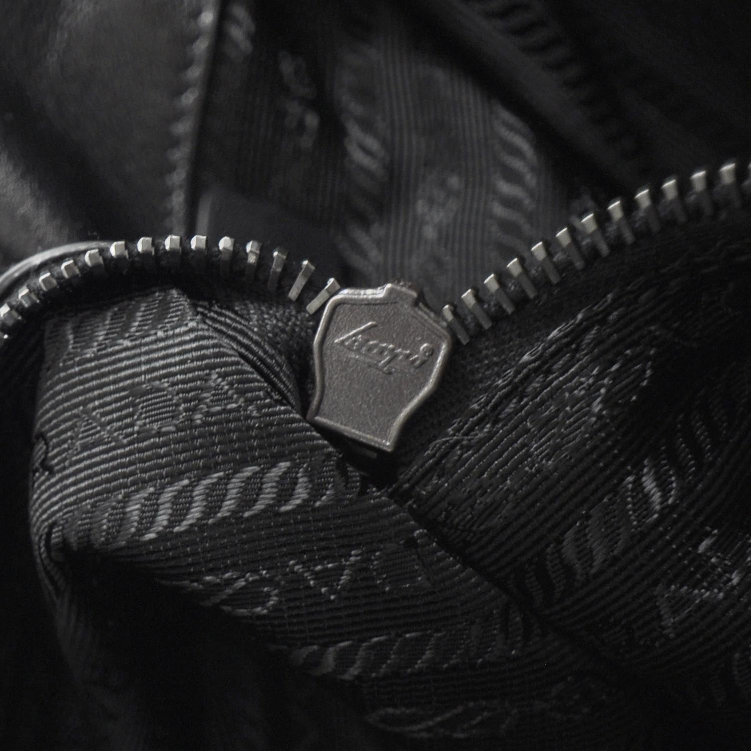 Prada Soft Leather Messenger Bag Nero Black 10 of 10