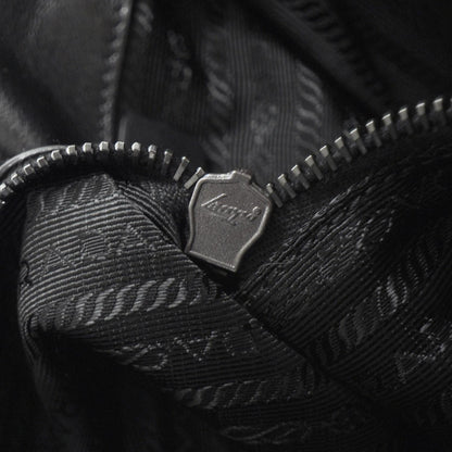 Prada Soft Leather Messenger Bag Nero Black 10 of 10